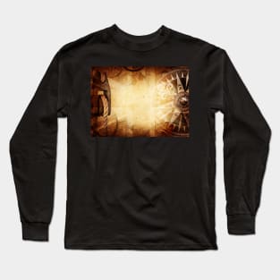 Compass and Map Long Sleeve T-Shirt